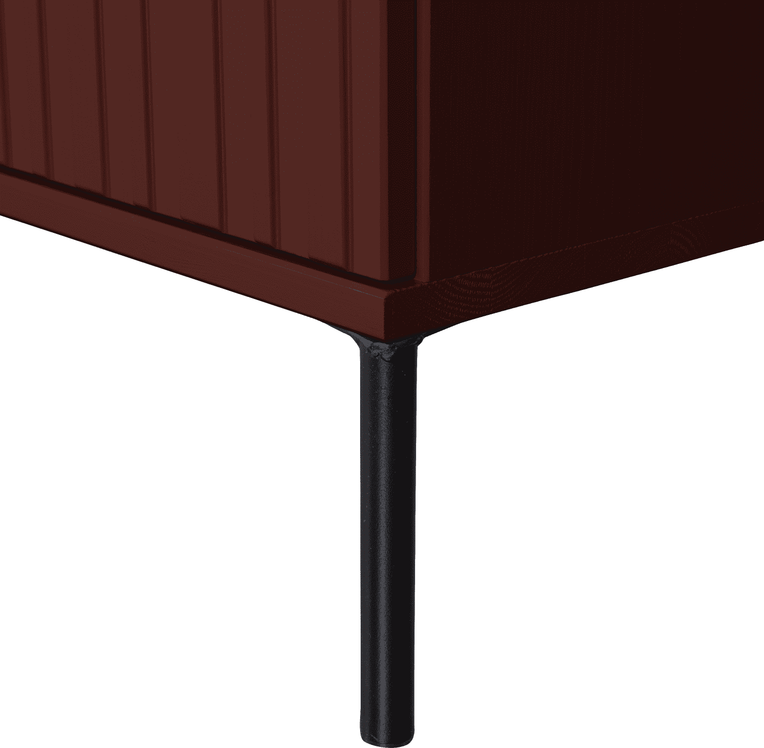 WOOOD New gravure tv meubel 150cm grenen bordeauxrood Bordeaux Tv-meubel|Tv-dressoir