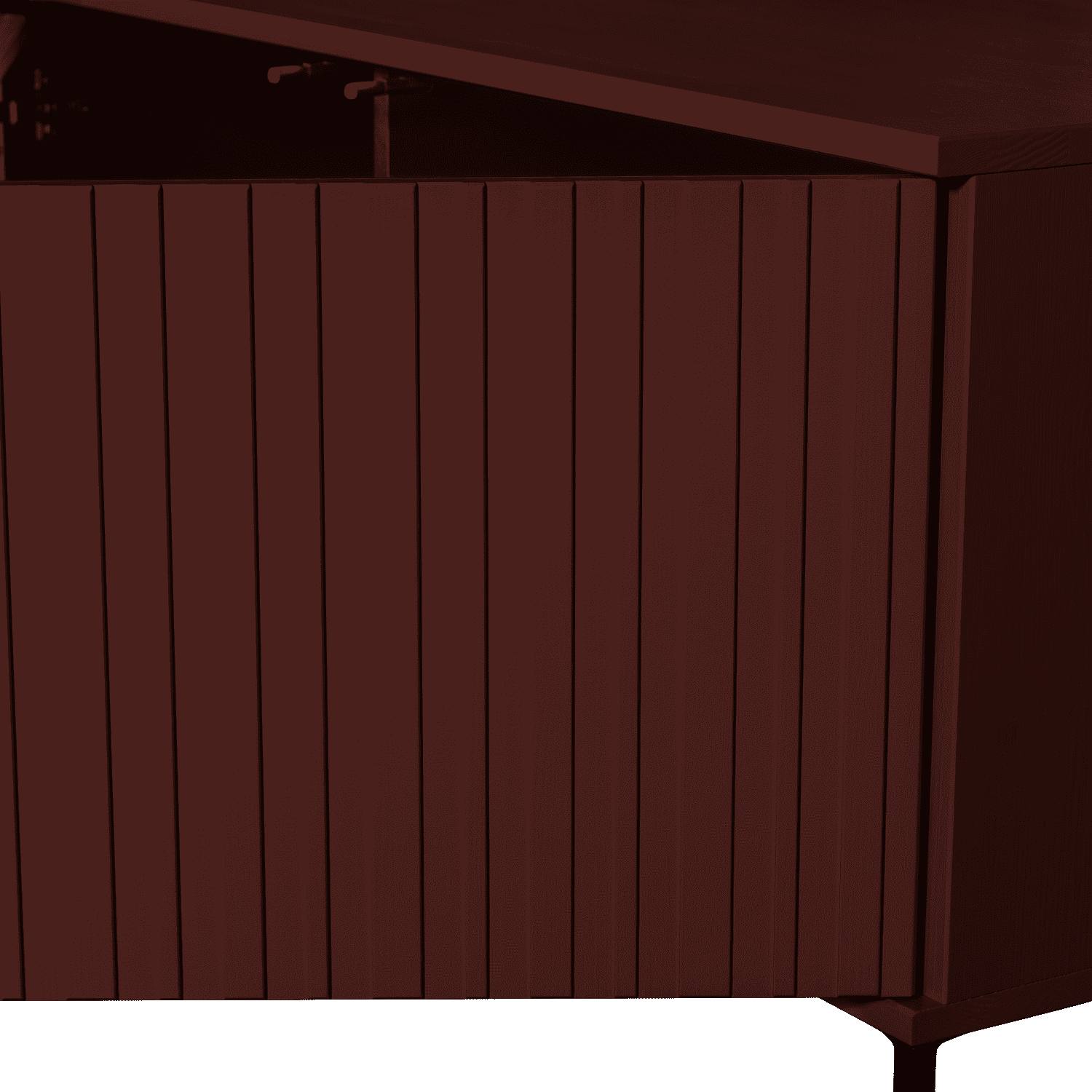 WOOOD New gravure tv meubel 150cm grenen bordeauxrood Bordeaux Tv-meubel|Tv-dressoir