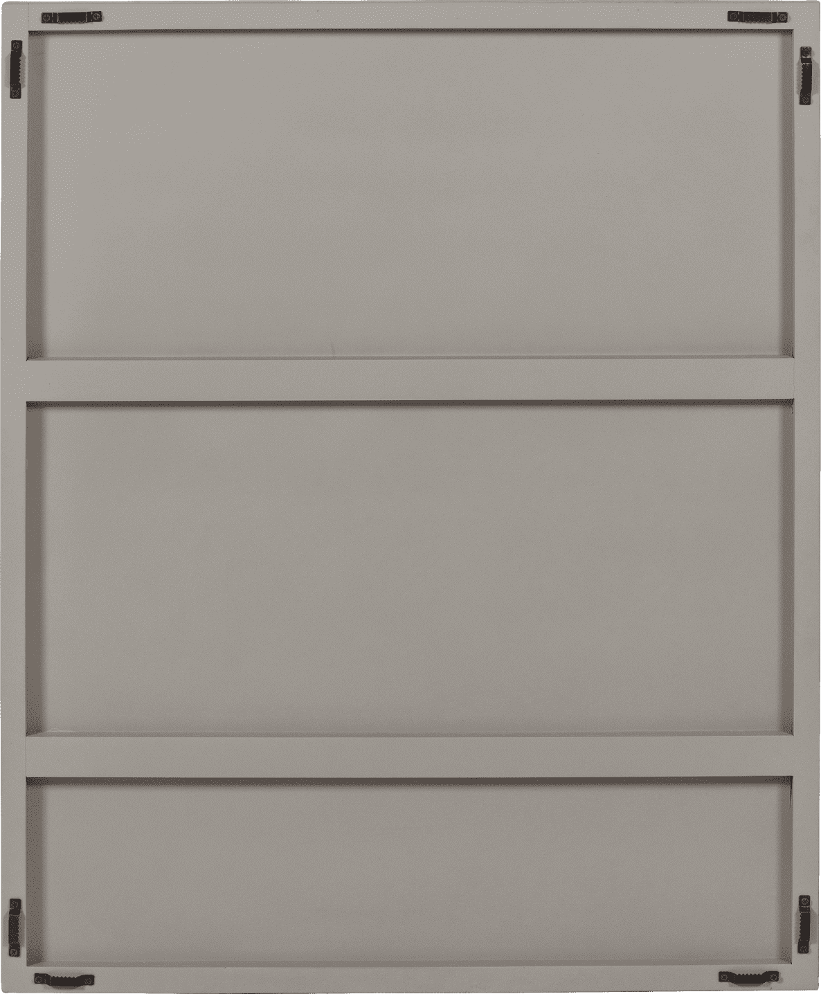 WOOOD Numa wanddeco betonlook grijs Grijs Wanddecoratie