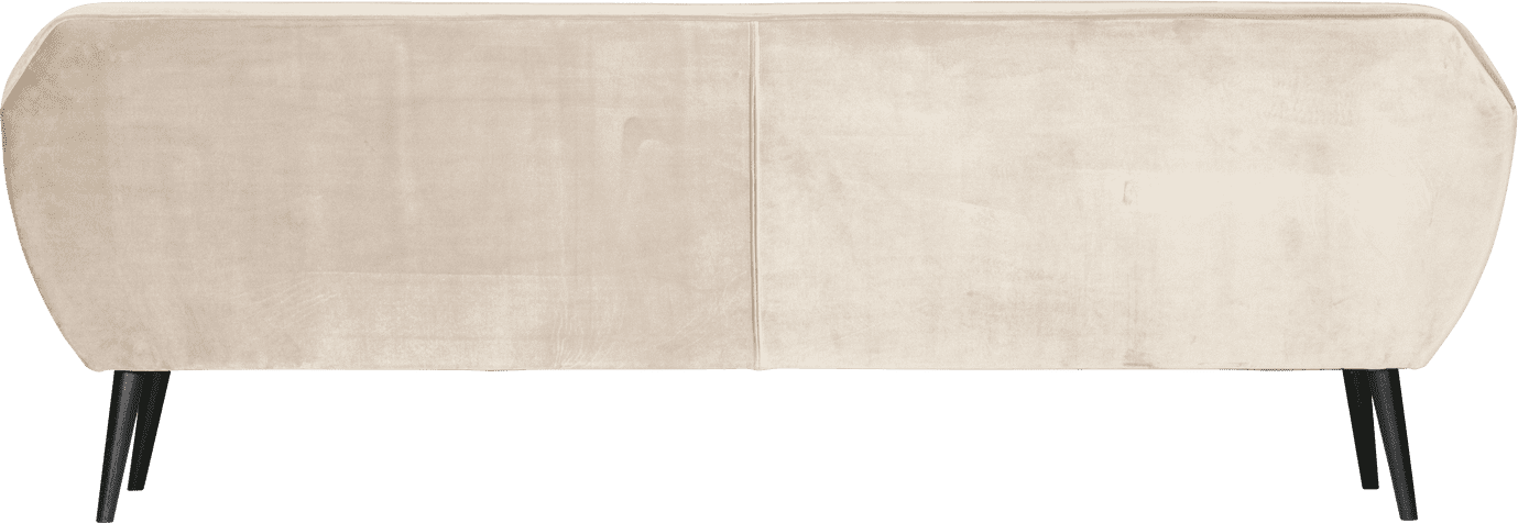 WOOOD Rocco xl 230cm velvet off white Wit 4-zitsbank