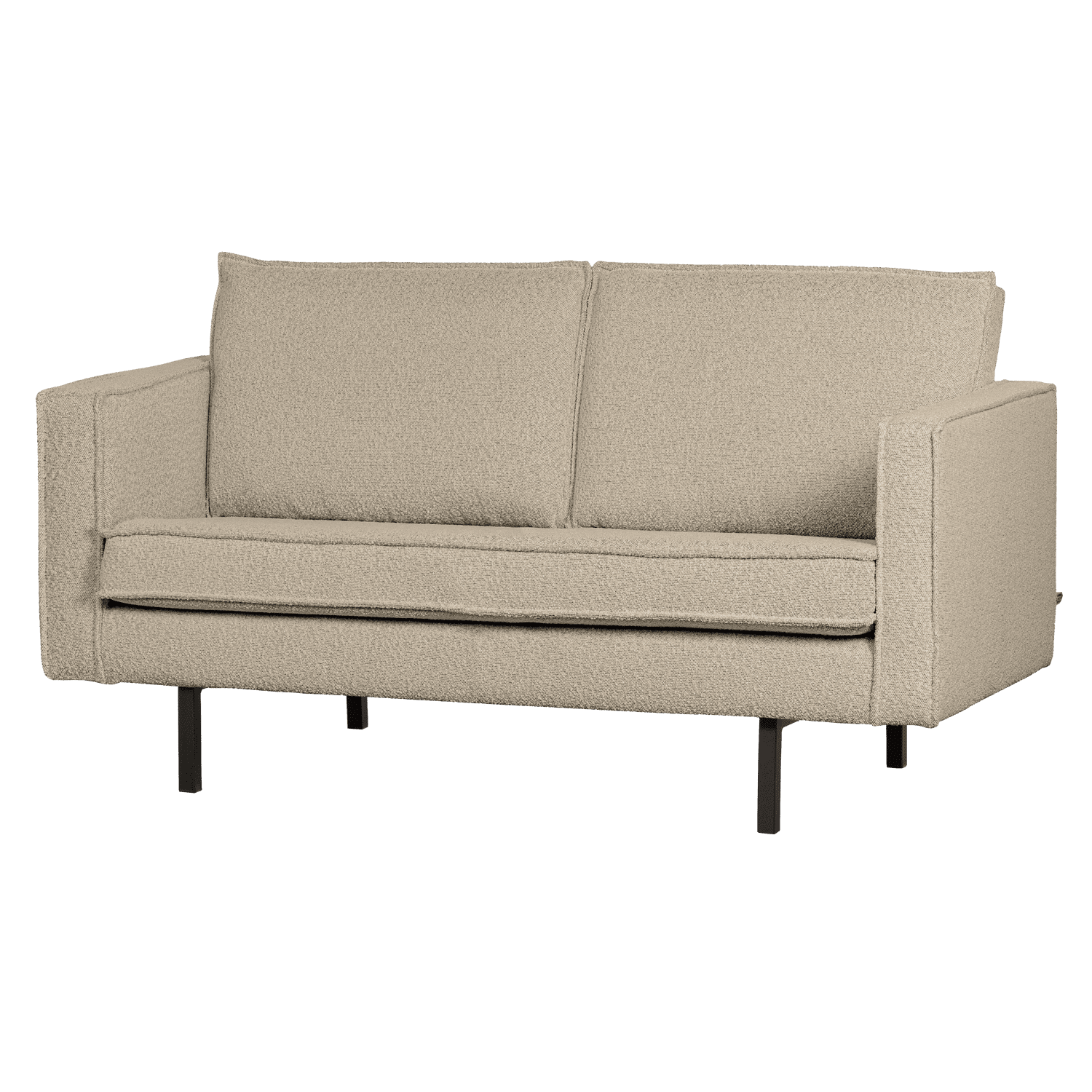 WOOOD Rodeo 2-zitsbank boucle beige Beige 2-zitsbank