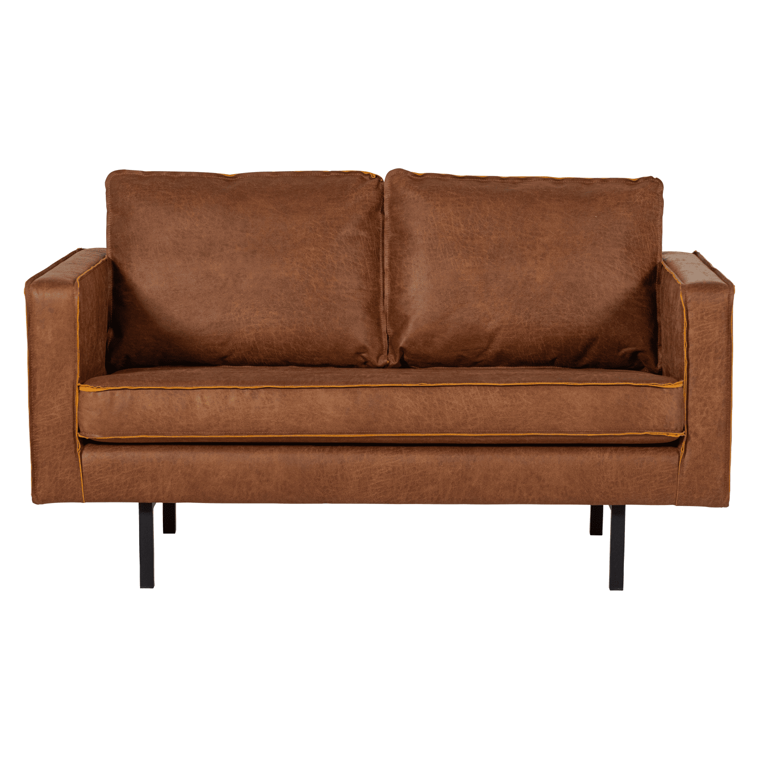 WOOOD Rodeo 2-zitsbank ecoleer cognac Cognac 2-zitsbank