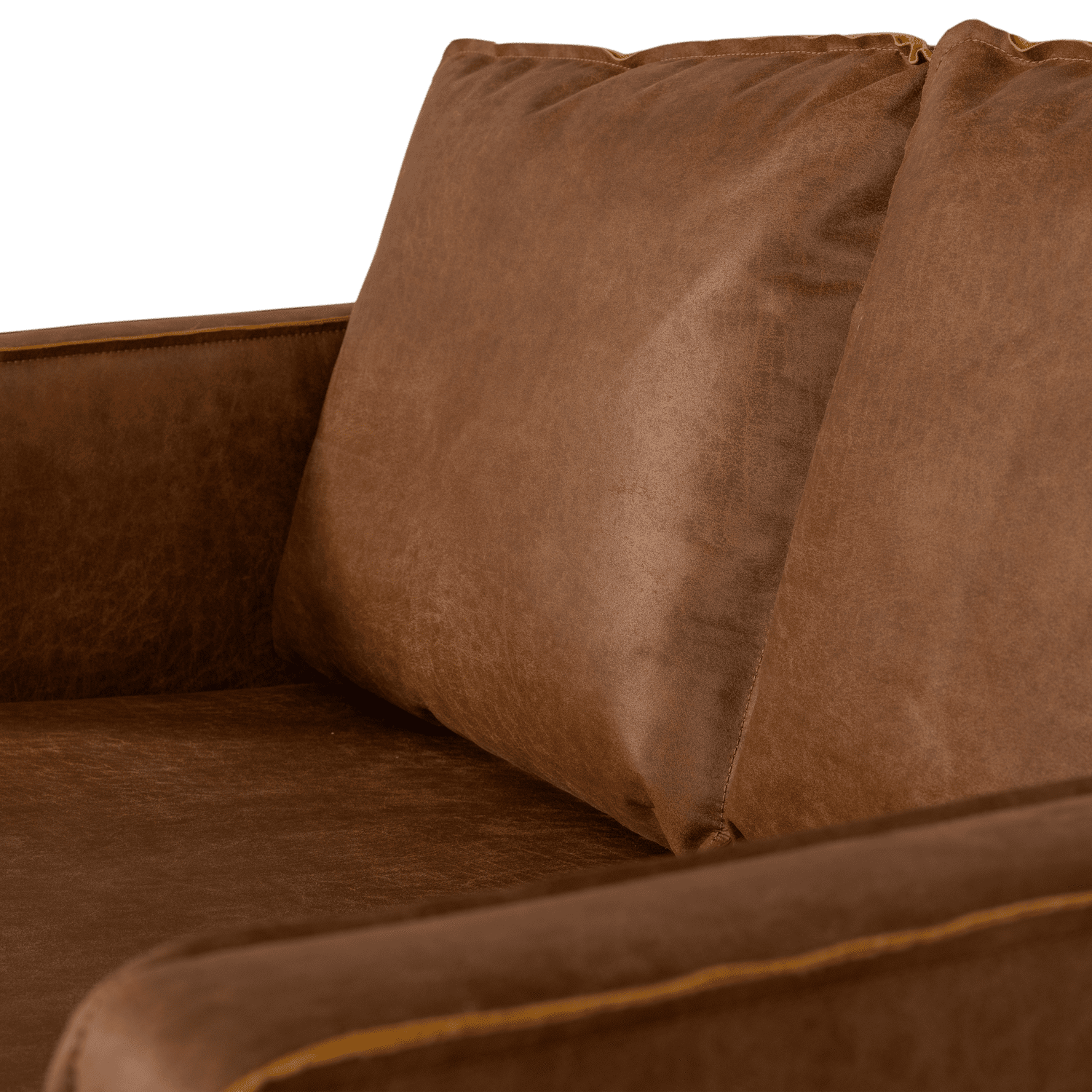 WOOOD Rodeo 2-zitsbank ecoleer cognac Cognac 2-zitsbank