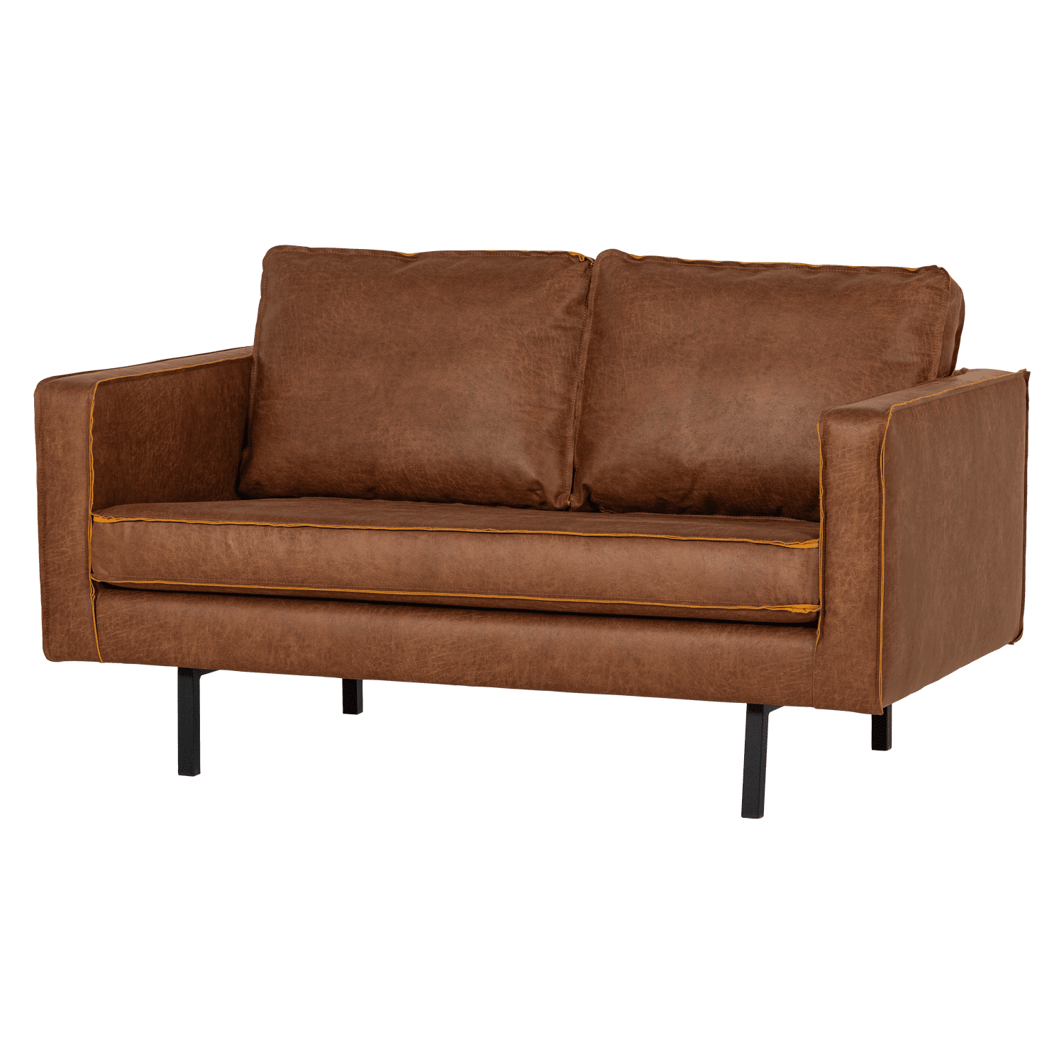 WOOOD Rodeo 2-zitsbank ecoleer cognac Cognac 2-zitsbank