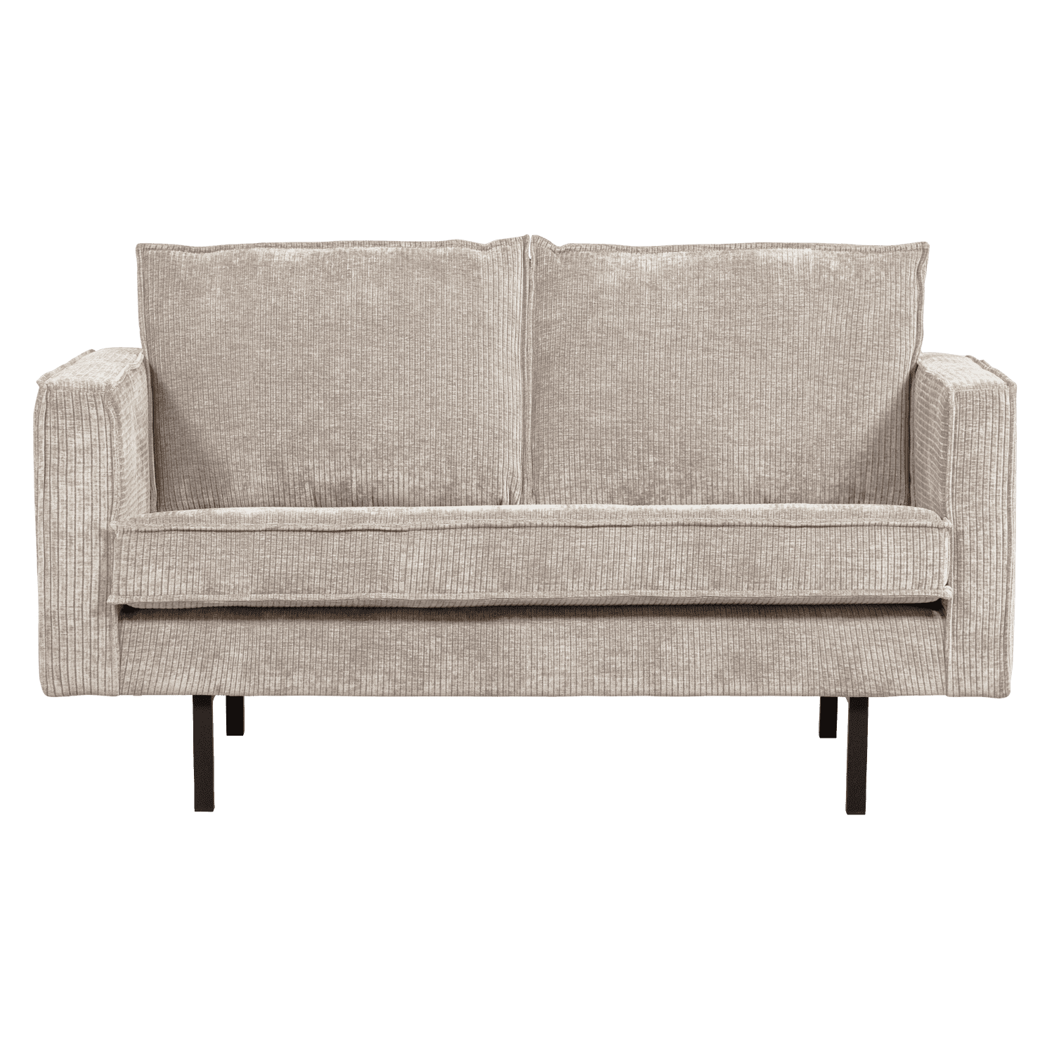 WOOOD Rodeo 2-zitsbank ribstof ecru Ecru 2-zitsbank