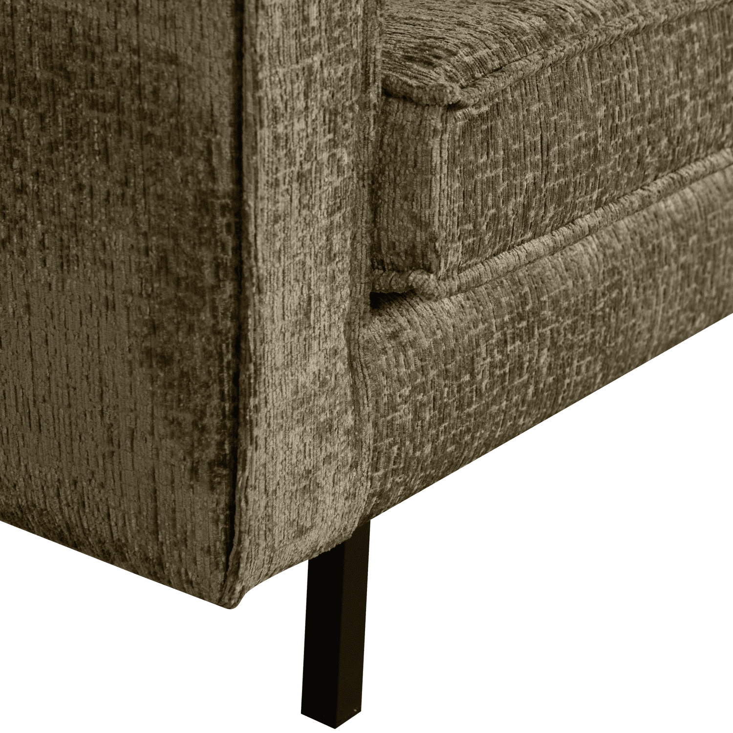 WOOOD Rodeo 2-zitsbank structure velvet bonsai Groen 2-zitsbank