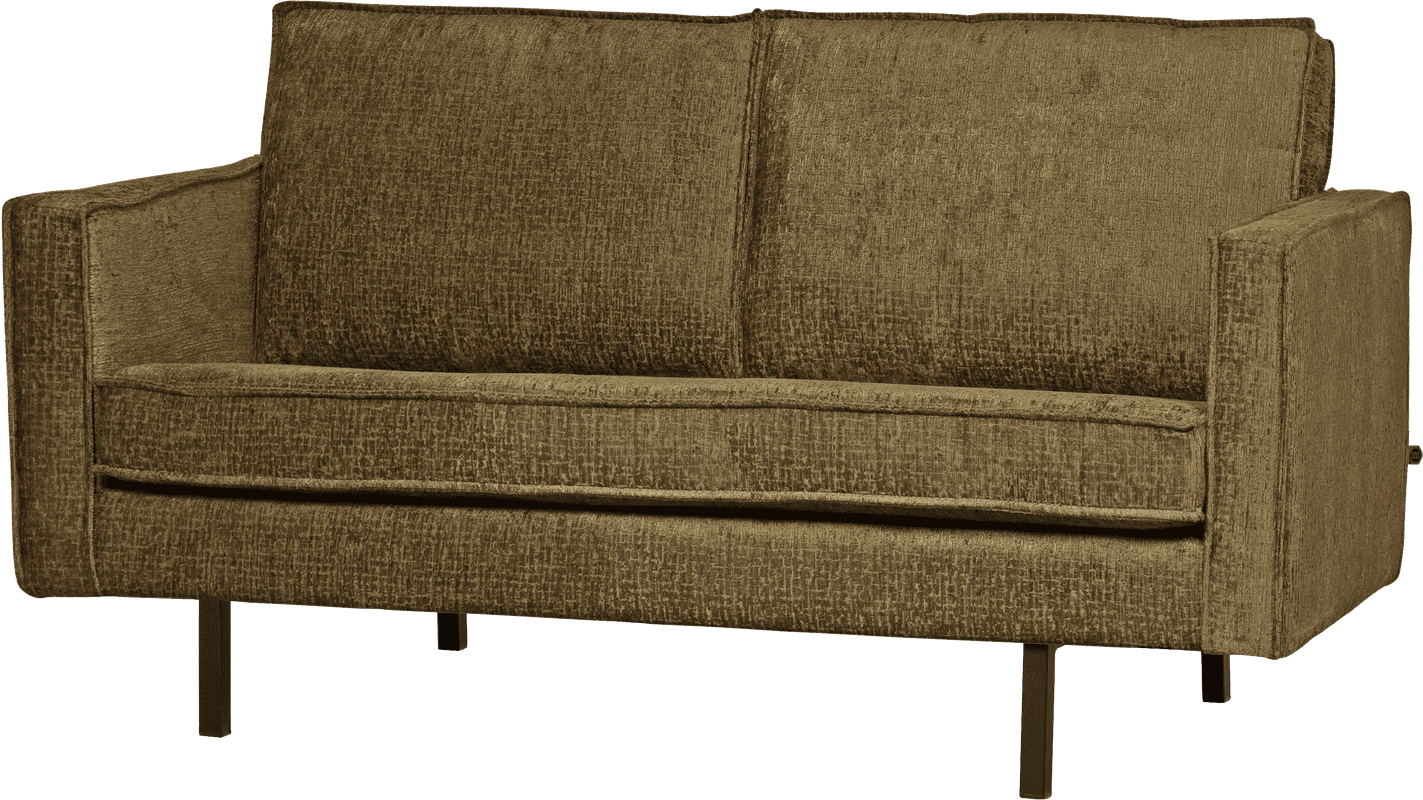 WOOOD Rodeo 2-zitsbank structure velvet brass Messing 2-zitsbank