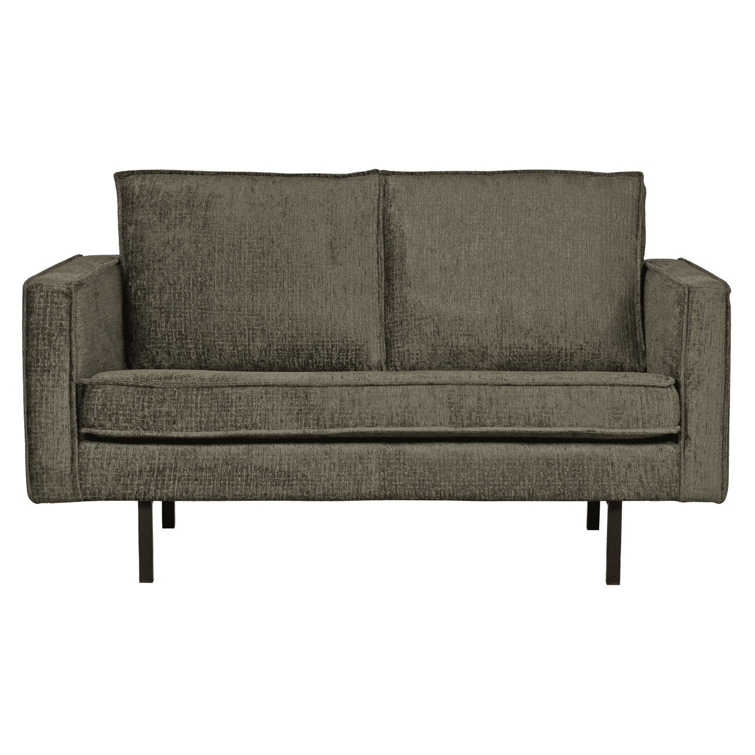 WOOOD Rodeo 2-zitsbank structure velvet frost Blauw 2-zitsbank