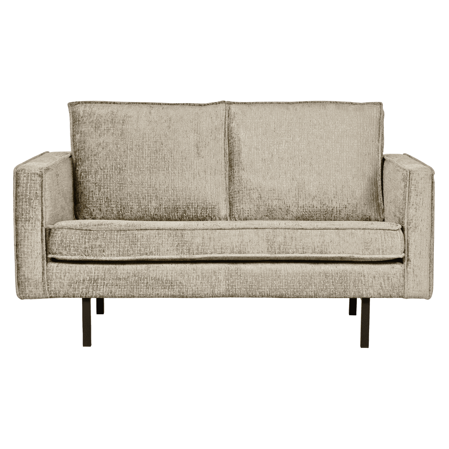 WOOOD Rodeo 2-zitsbank structure velvet wheatfield Beige|Taupe 2-zitsbank