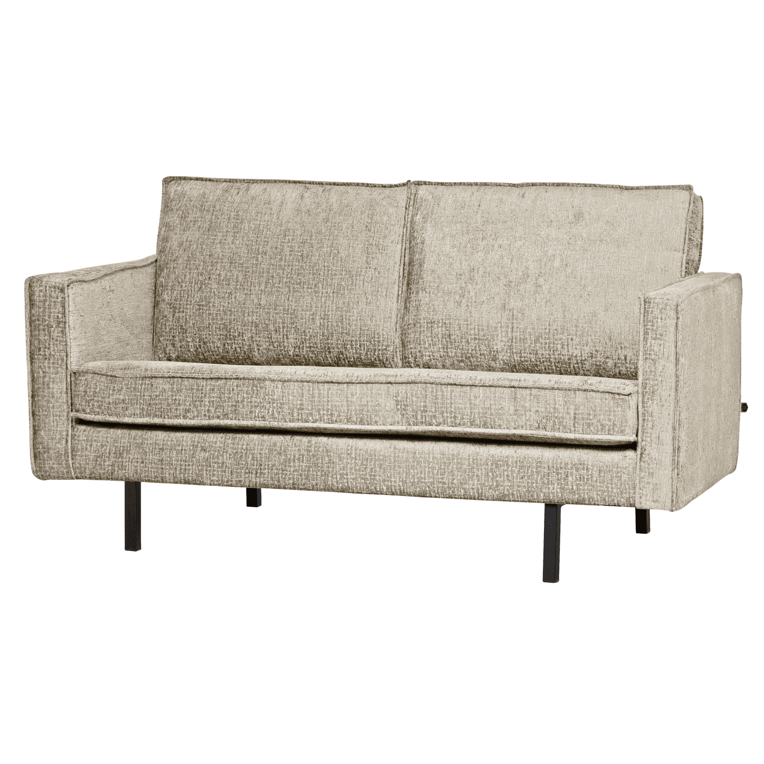 WOOOD Rodeo 2-zitsbank structure velvet wheatfield Beige|Taupe 2-zitsbank
