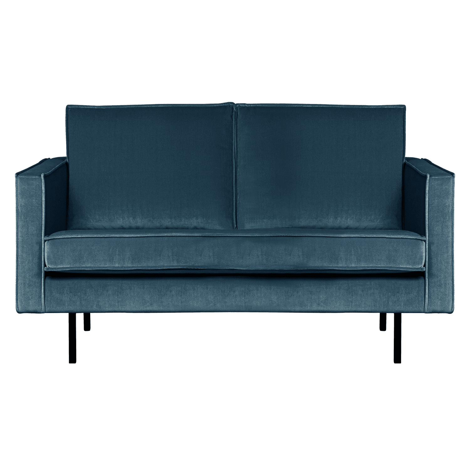 WOOOD Rodeo 2-zitsbank velvet blauw Blauw 2-zitsbank