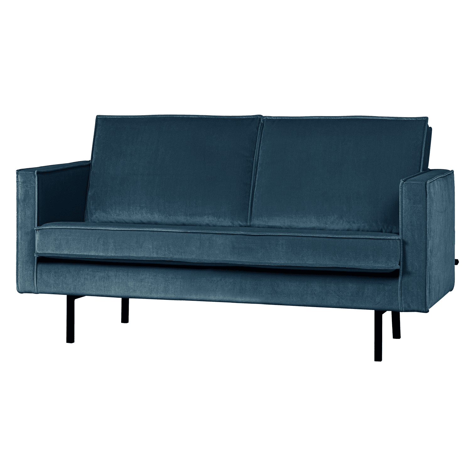 WOOOD Rodeo 2-zitsbank velvet blauw Blauw 2-zitsbank