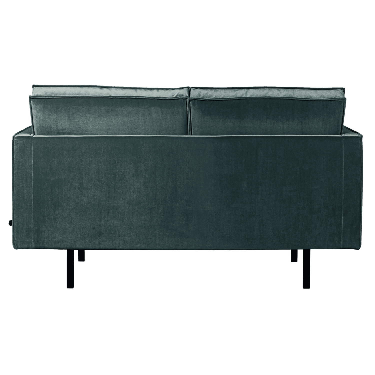 WOOOD Rodeo 2-zitsbank velvet groenblauw Groenblauw 2-zitsbank