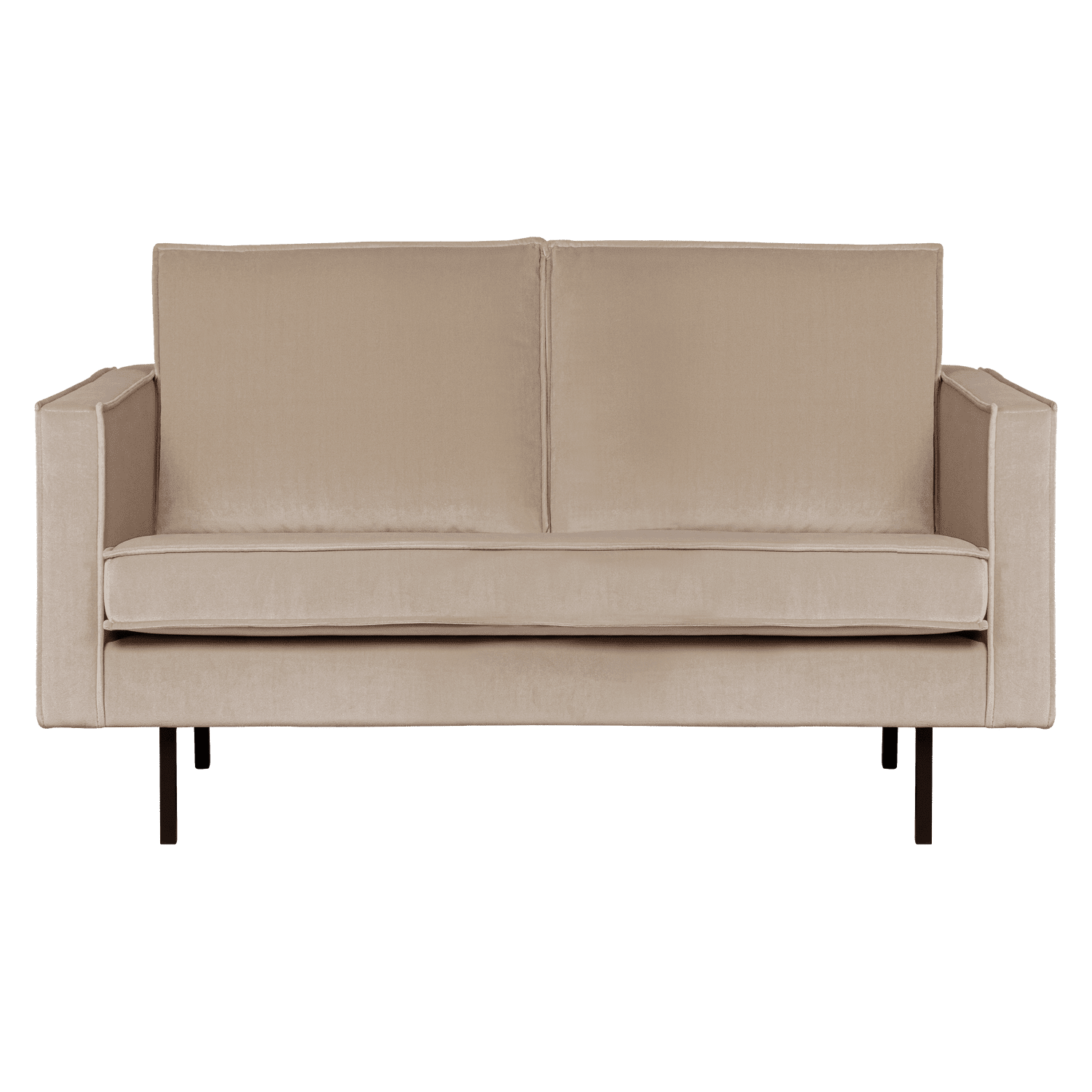 WOOOD Rodeo 2-zitsbank velvet khaki Beige|Taupe 2-zitsbank