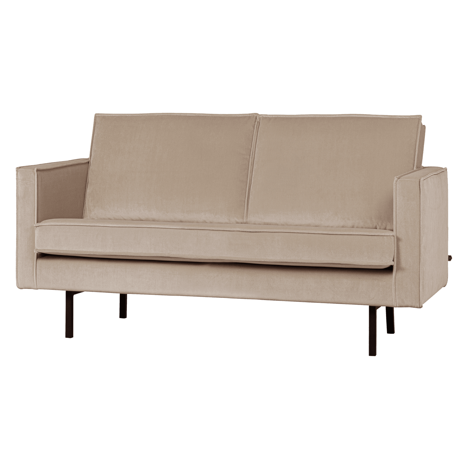 WOOOD Rodeo 2-zitsbank velvet khaki Beige|Taupe 2-zitsbank
