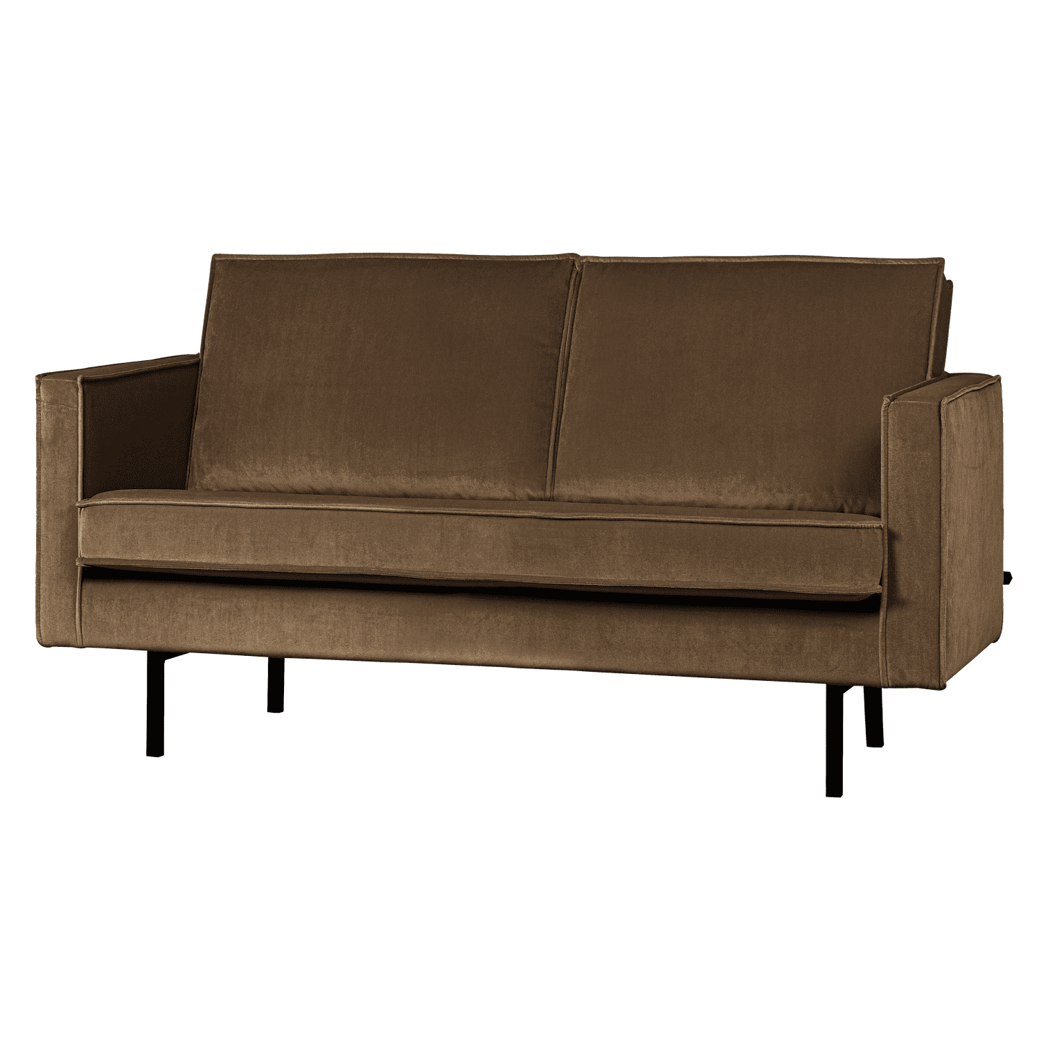 WOOOD Rodeo 2-zitsbank velvet taupe Taupe 2-zitsbank