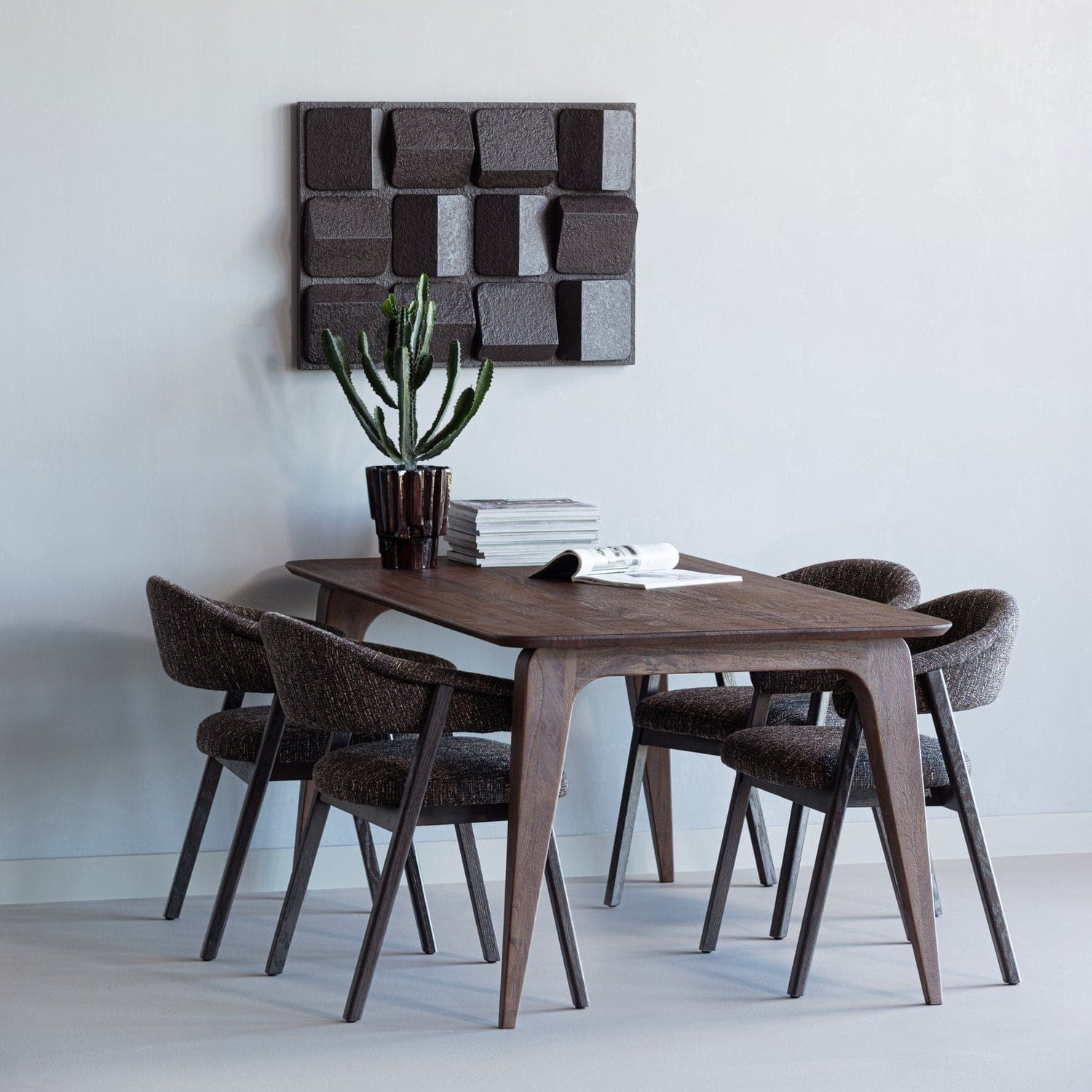 WOOOD Rubo eettafel 180x95cm mangohout bruin Bruin