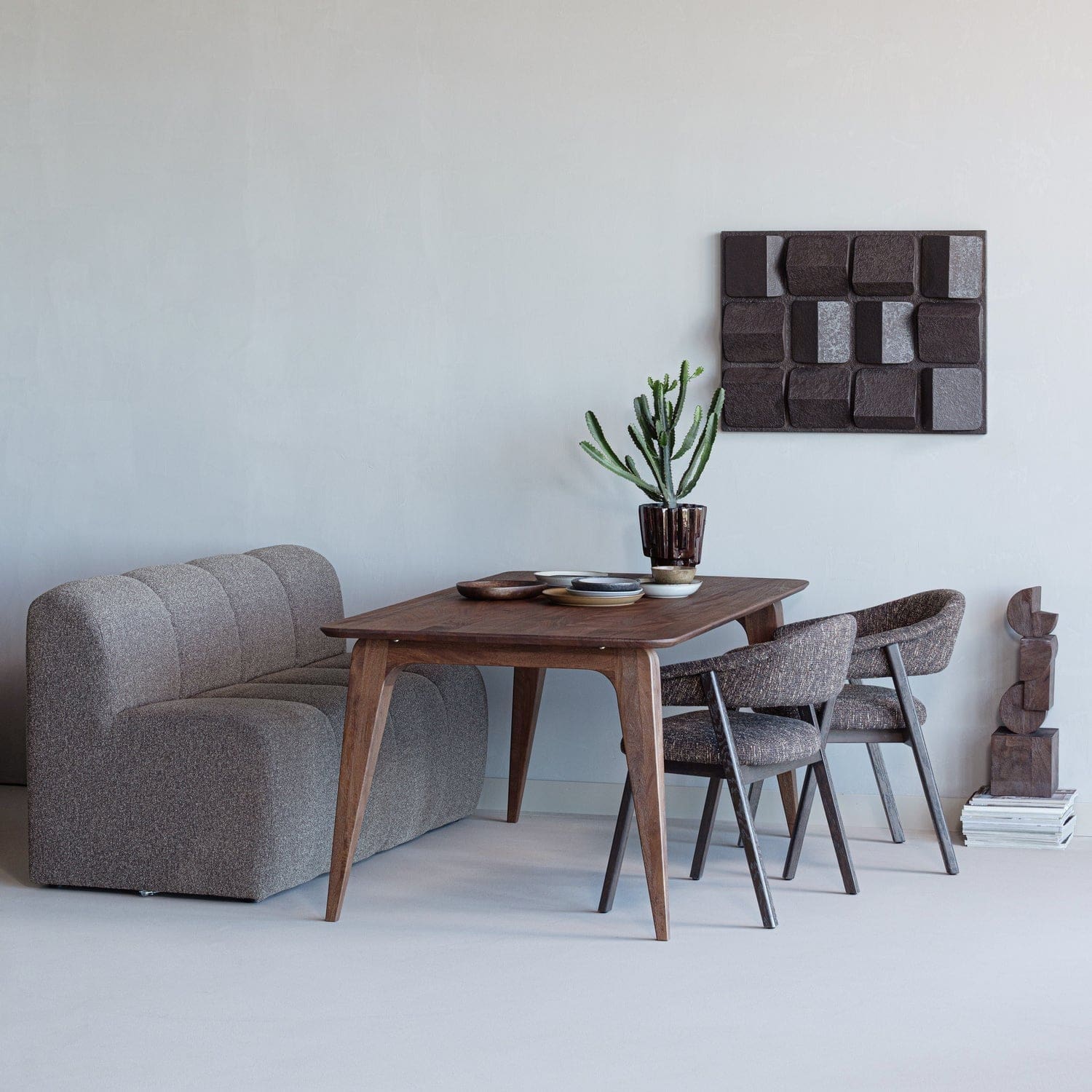 WOOOD Rubo eettafel 180x95cm mangohout bruin Bruin