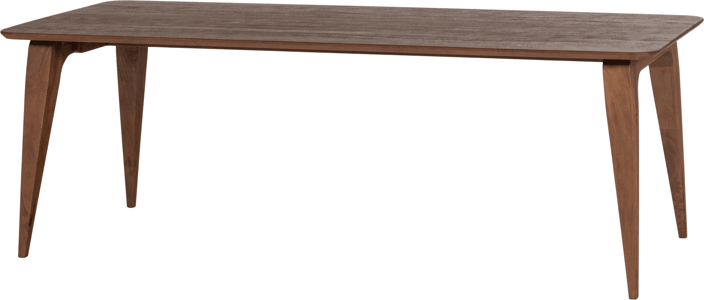 WOOOD Rubo eettafel 220x95cm mangohout bruin Bruin