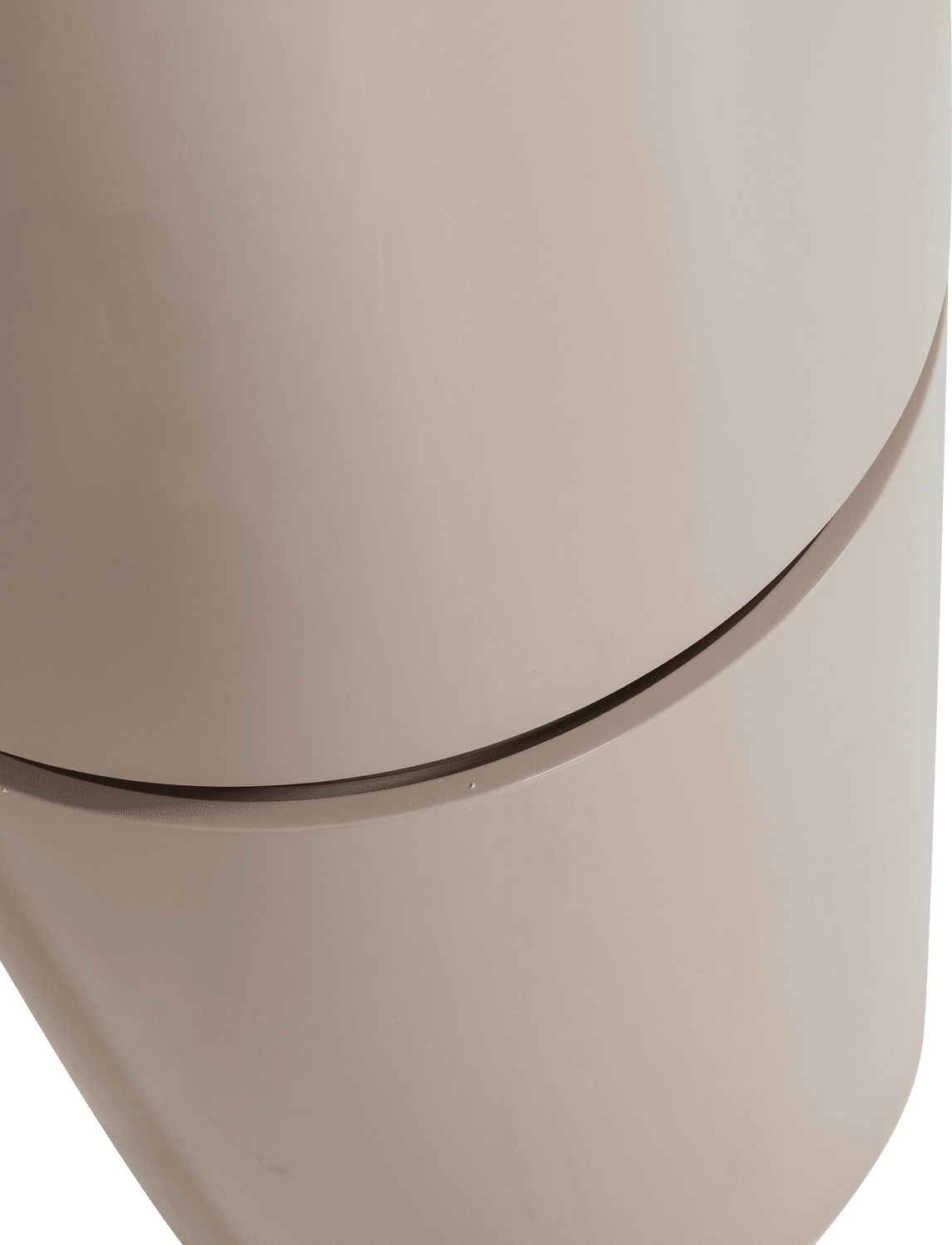 WOOOD Sera ronde kast 188xo45cm hout hoogglans zand Bruin|Beige Bergkast|Kast