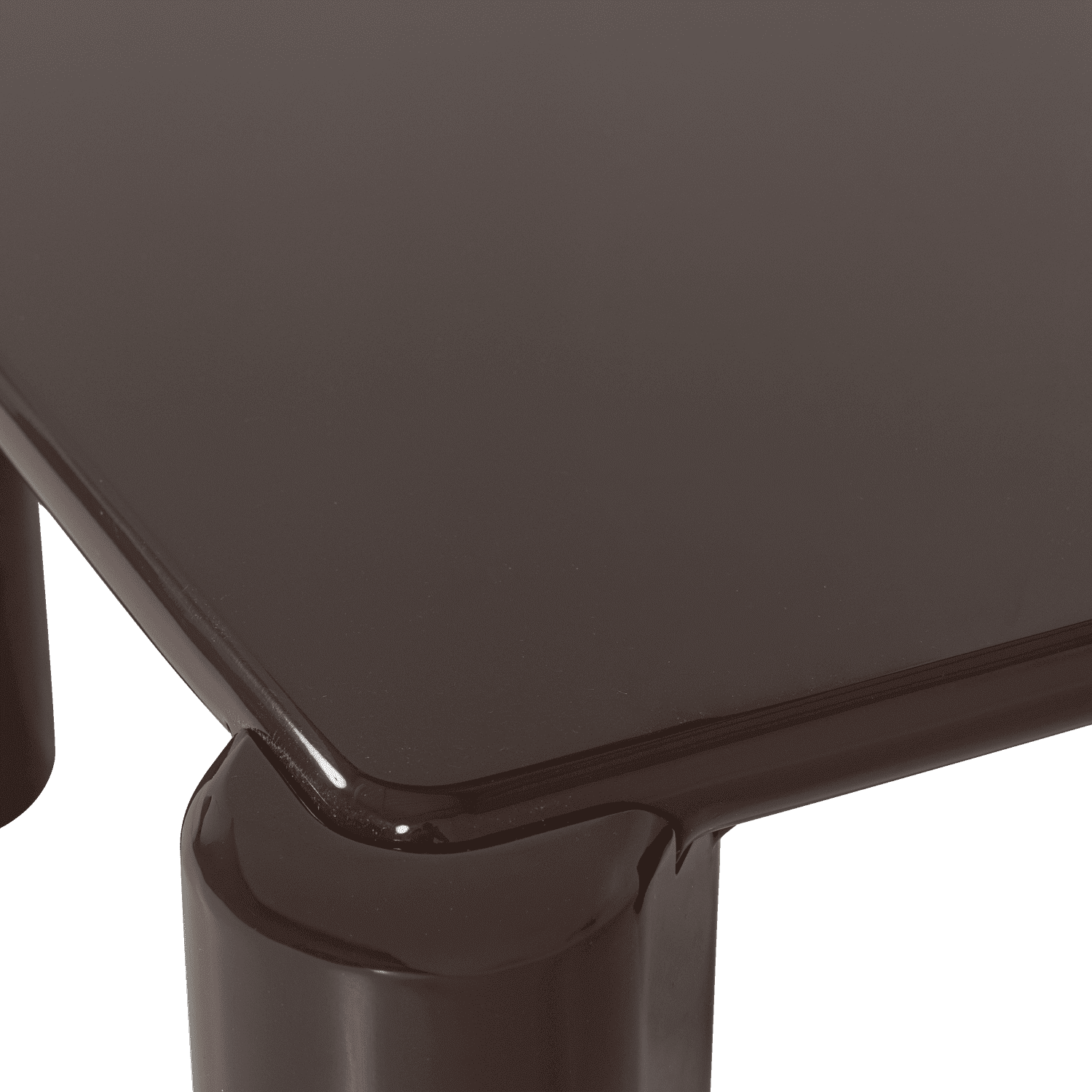 WOOOD Tiven salontafel hout hoogglans donkerbruin Donkerbruin Salontafel