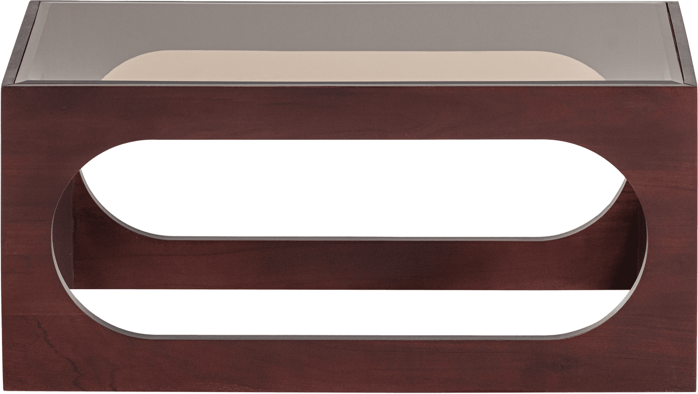 WOOOD Trax salontafel acaciahout bruin Bruin Salontafel