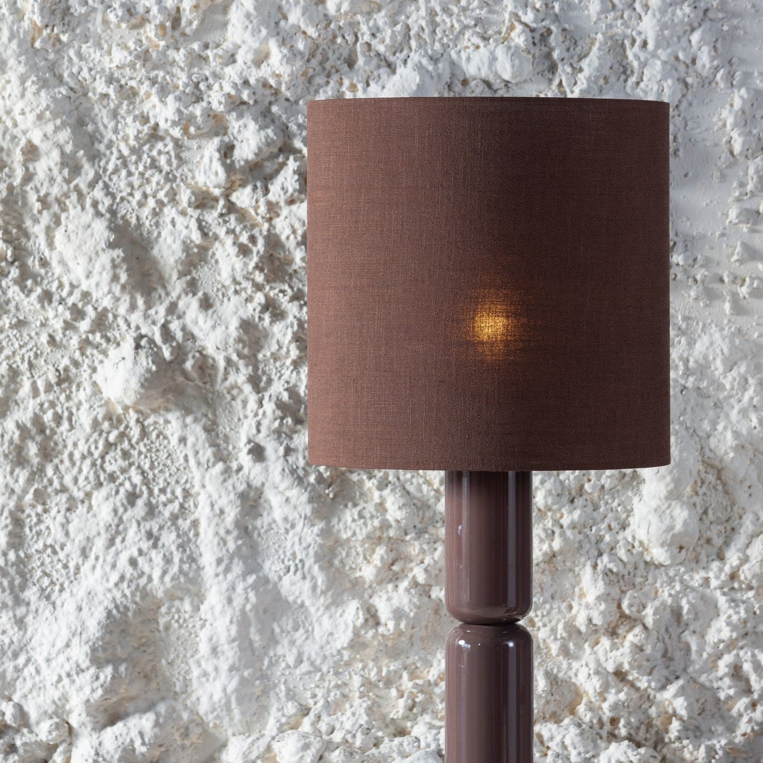 WOOOD Zivian vloerlamp hout hoogglans donkerbruin Donkerbruin Vloerlamp