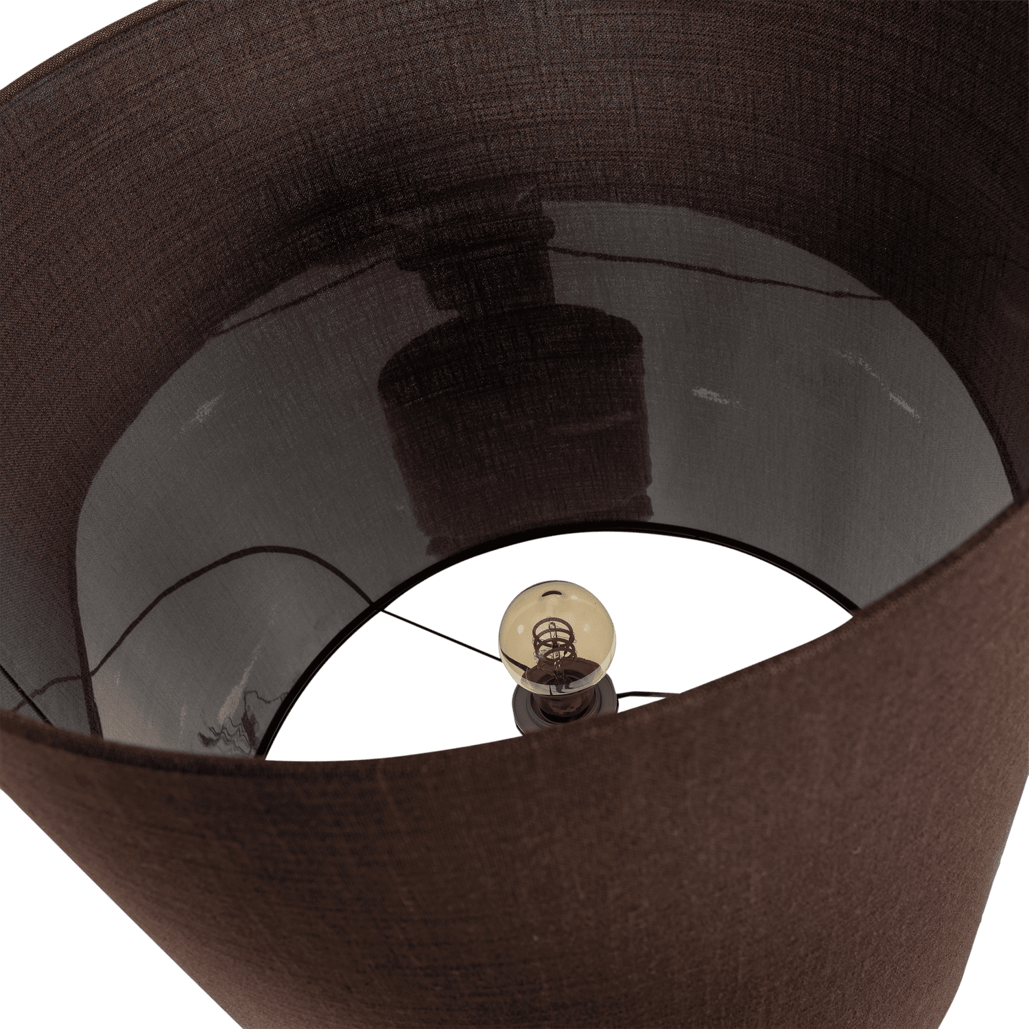 WOOOD Zivian vloerlamp hout hoogglans donkerbruin Donkerbruin Vloerlamp