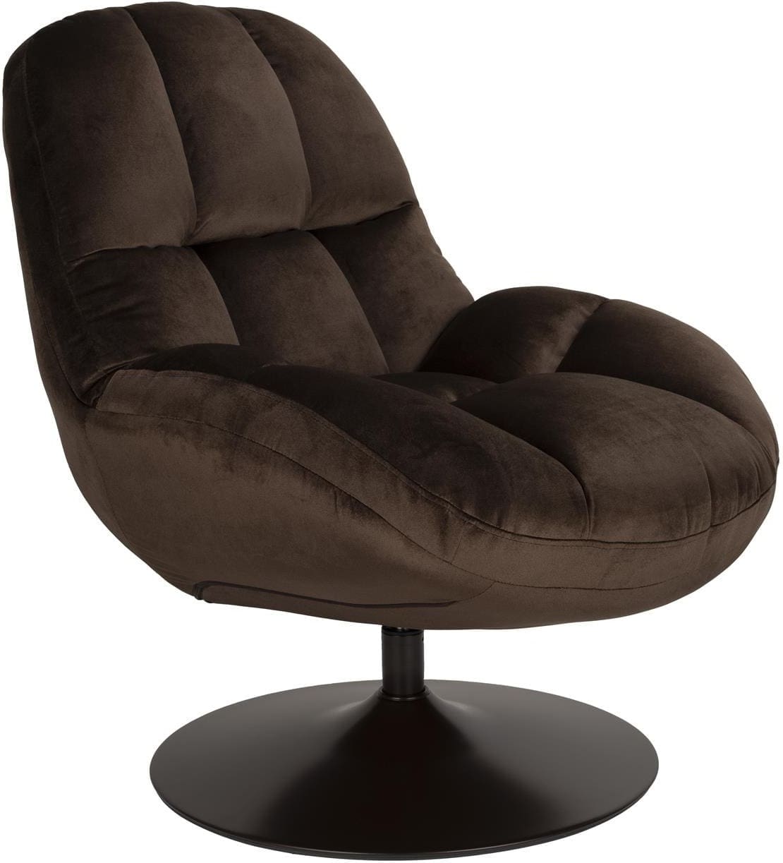 Fauteuil Beefy Brown White Label Living Eetkamerstoel ZVR1001351