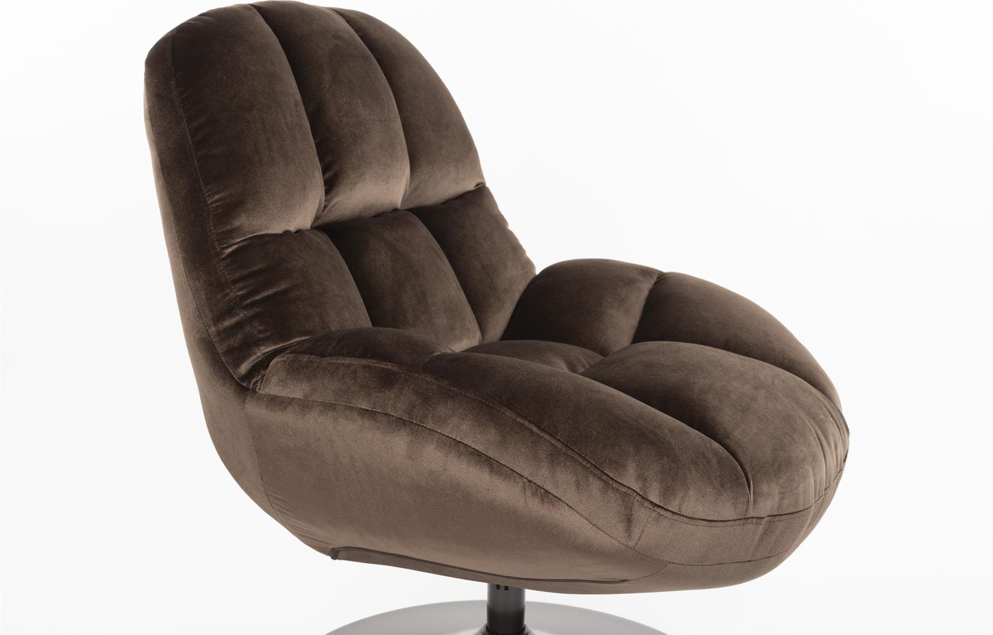 Fauteuil Beefy Brown White Label Living Eetkamerstoel ZVR1001351