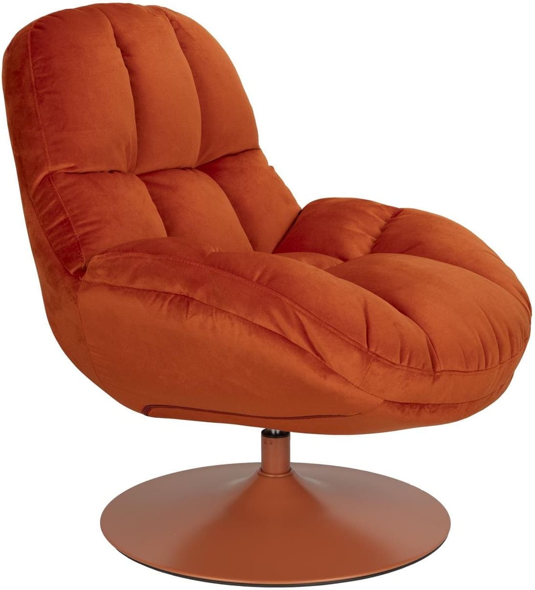 Fauteuil Beefy Orange White Label Living Eetkamerstoel ZVR1001353