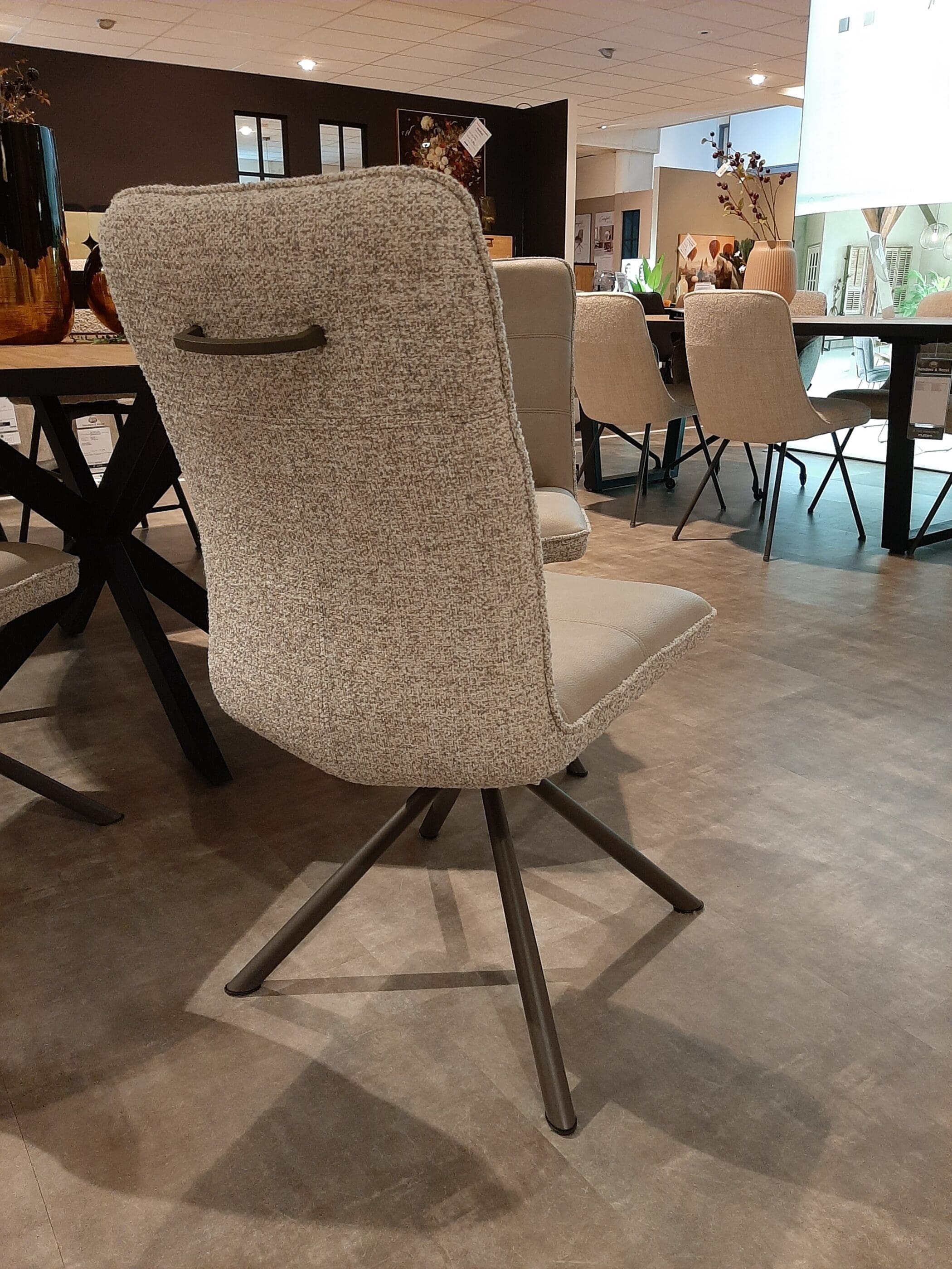 Milva eetkamerstoelen (set van 3) **SHOWROOMMODEL** - Afbeelding 3