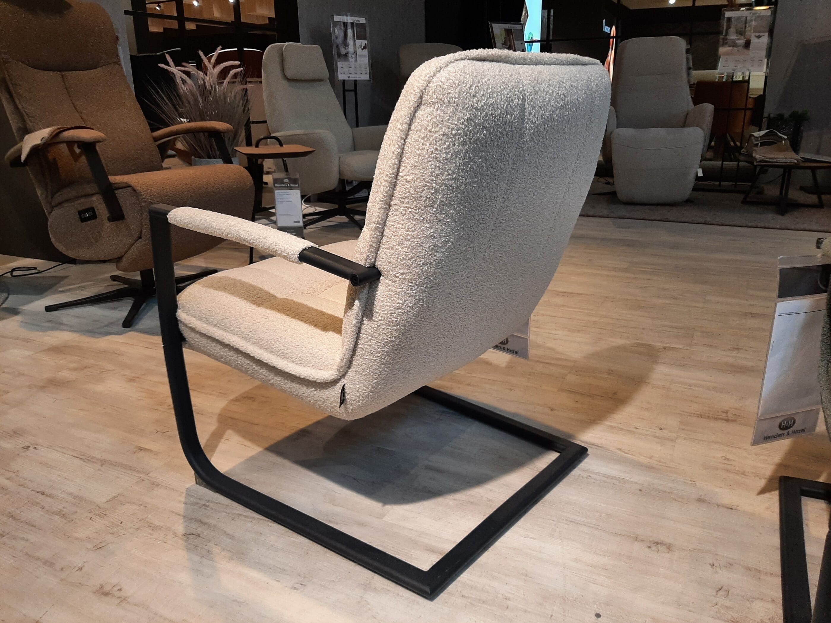 Cavo fauteuil - creme **SHOWROOMMODEL** - Afbeelding 2