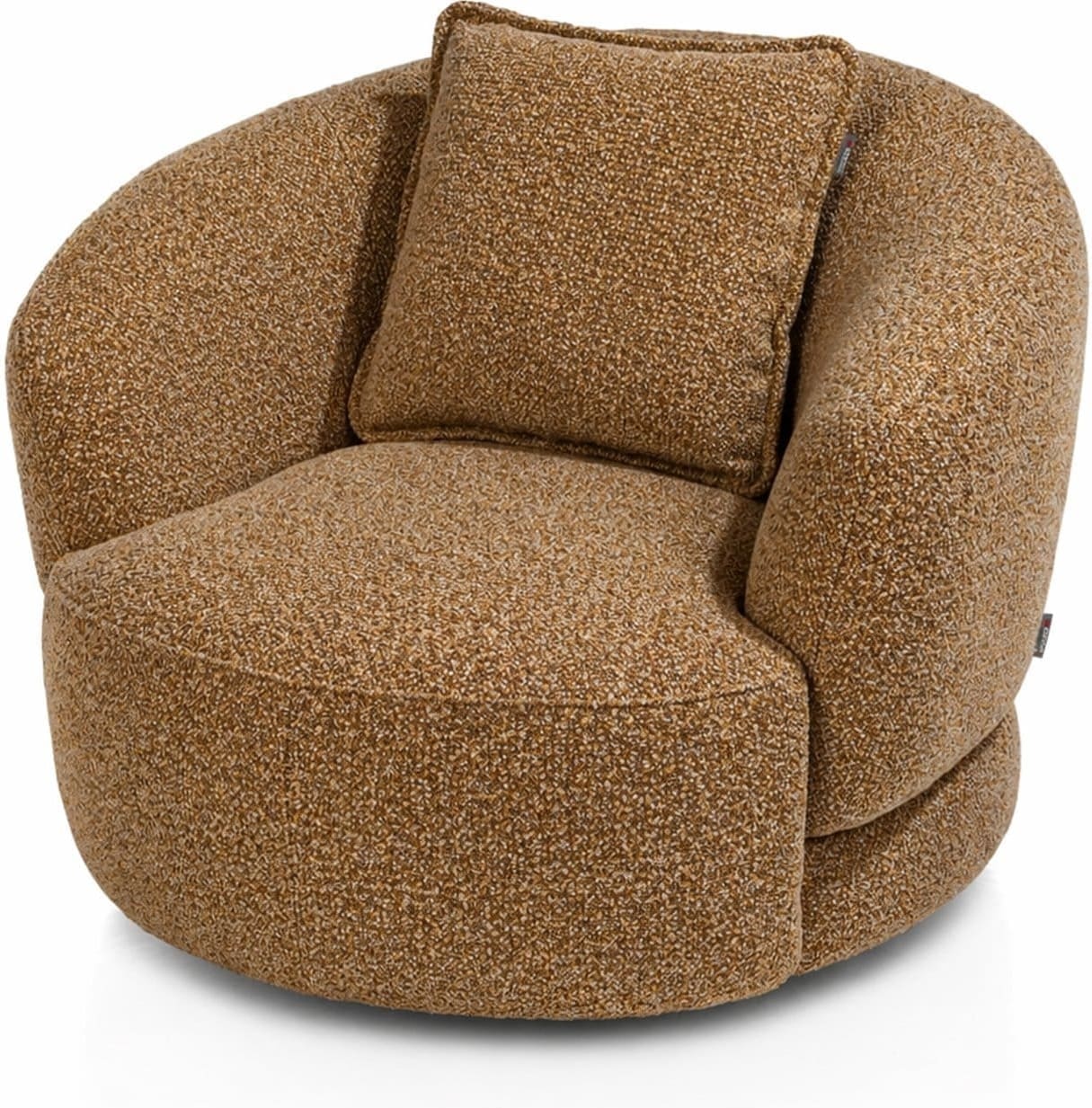Cervos fauteuil draaibaar - 100cm - oker - Afbeelding 2