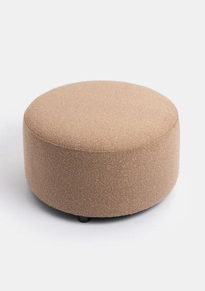 COCO maison Beautiq - vero poef - rond 34cm - oker Geel Poef