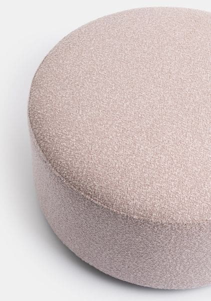 COCO maison Beautiq - vero poef - rond 34cm - roze Roze Poef