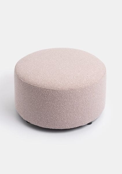 COCO maison Beautiq - vero poef - rond 34cm - roze Roze Poef