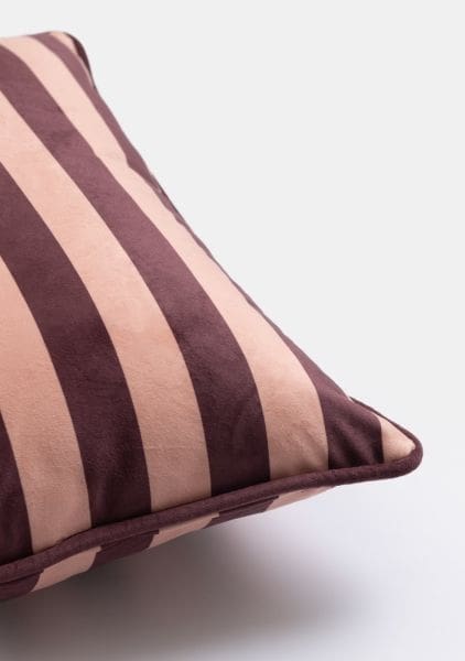 COCO maison Dots kussen 45x45cm - bordeaux Paars|Rood Sierkussen