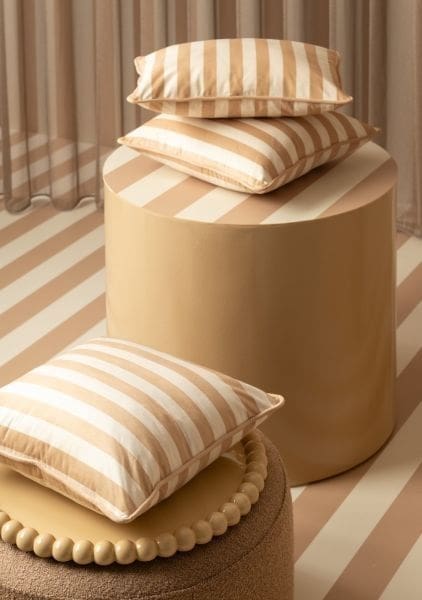 COCO maison Dots kussen 45x45cm - geel Geel Sierkussen