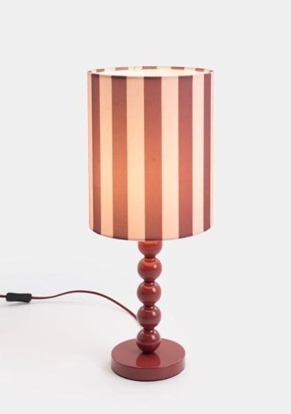 COCO maison Dots tafellamp 1*e27 - bordeaux Paars|Rood Tafellamp