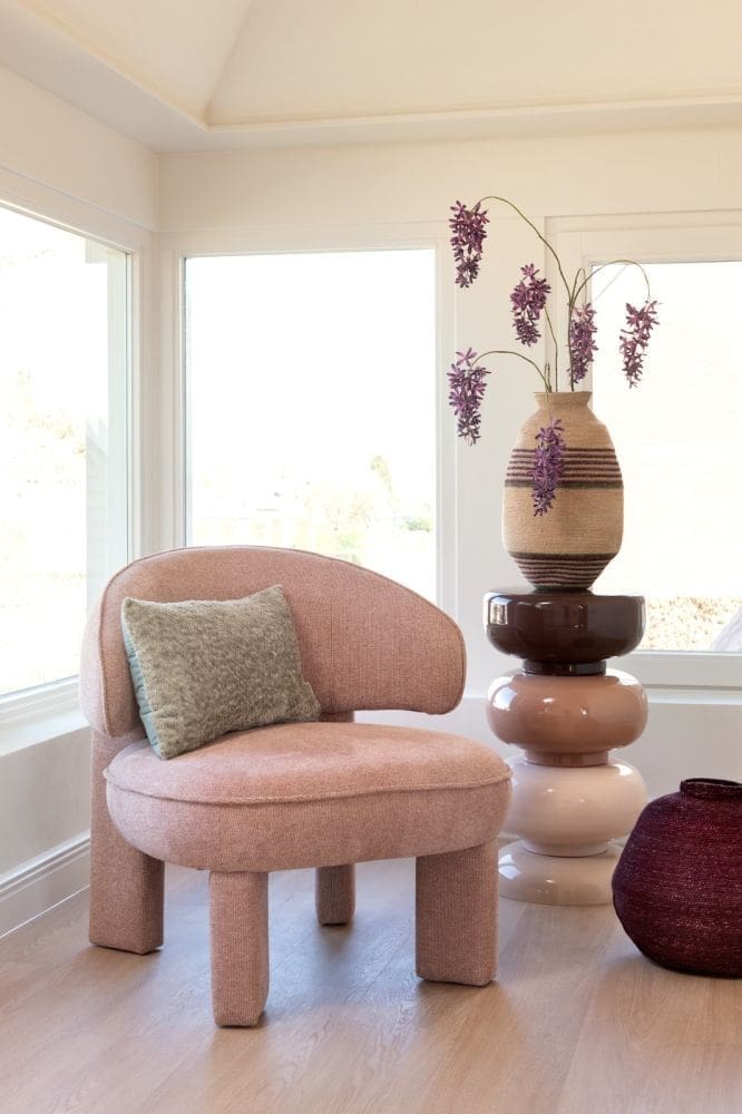 COCO maison Lysa fauteuil - roze Roze Fauteuil