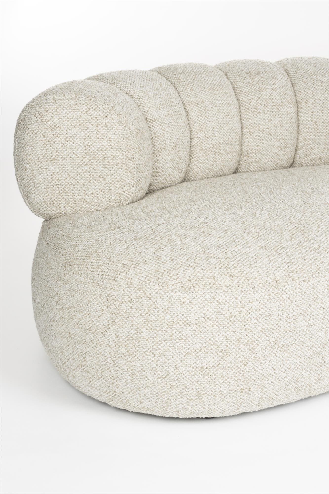 Bank Duvane 4,5-zitsbank Beige Dutchbone Bank ZVR1001665