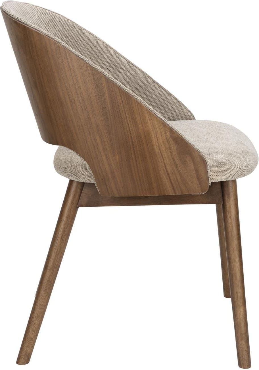 Eetkamerstoel Velore Beige Dutchbone Eetkamerstoel ZVR1001639