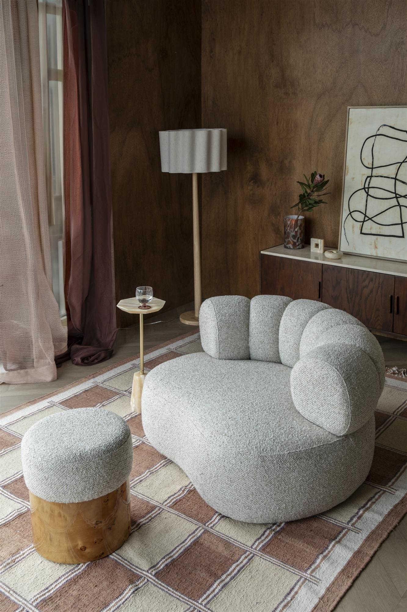 Fauteuil Duvane Beige Dutchbone Eetkamerstoel ZVR1001624