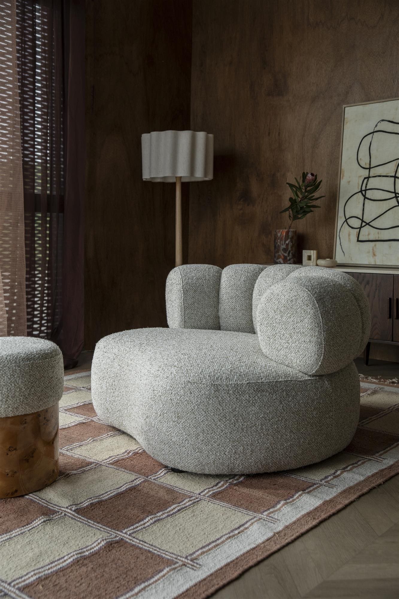 Fauteuil Duvane Beige Dutchbone Eetkamerstoel ZVR1001624