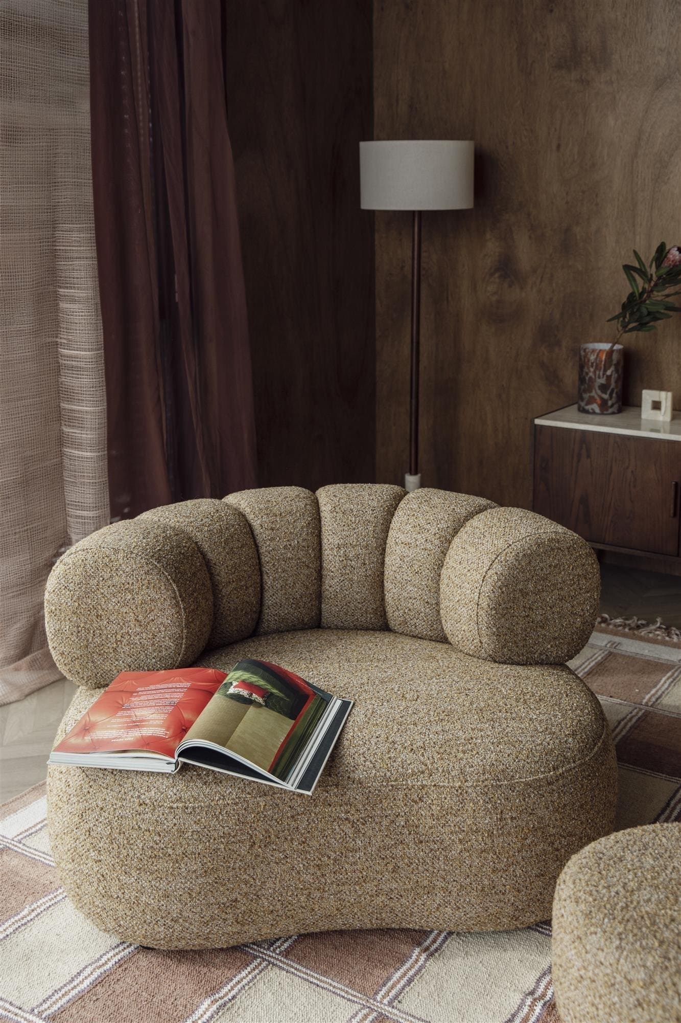 Fauteuil Duvane Brown Dutchbone Eetkamerstoel ZVR1001625