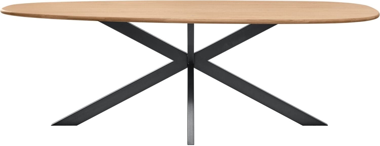 INHOUSE Eettafel Tento organisch eiken 240x100cm Bruin Eettafel