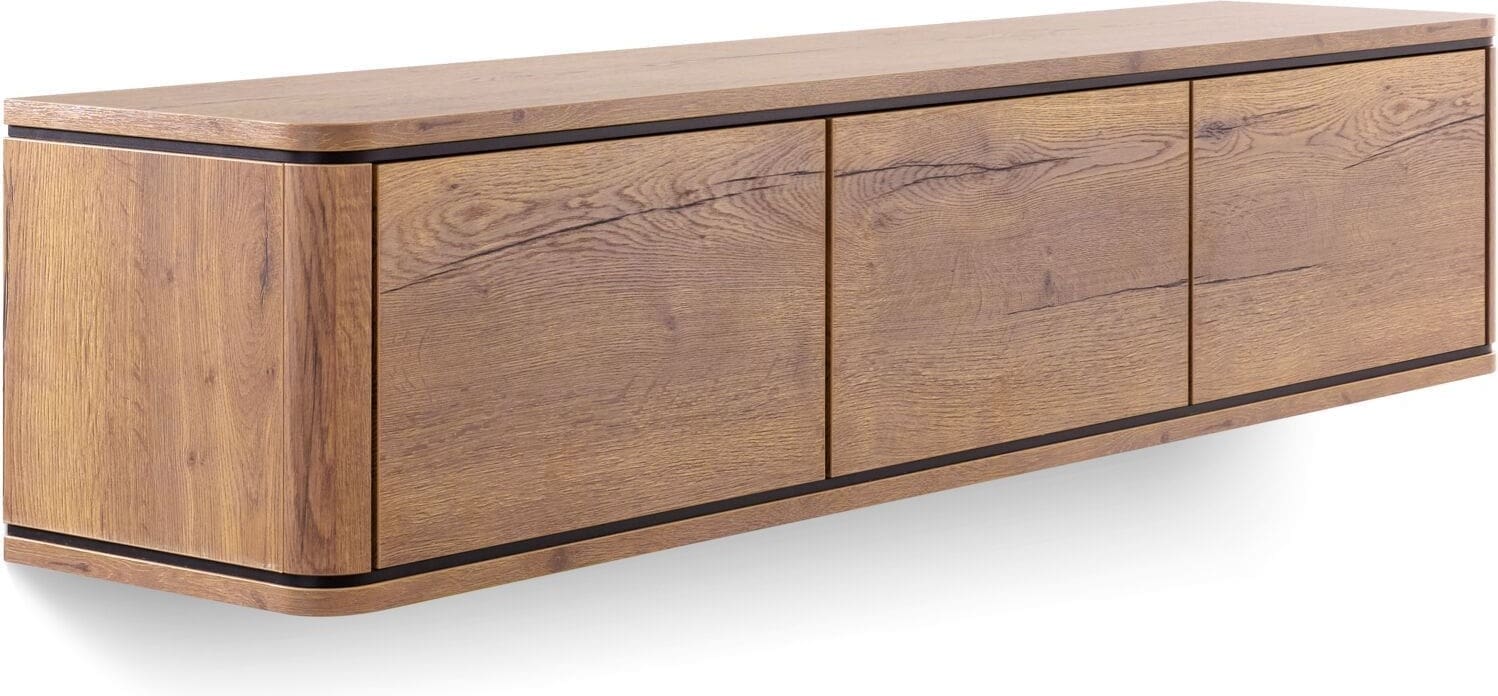 INHOUSE TV-meubel Lantani 3-deurs hangend barley Tv-meubel|Tv-dressoir