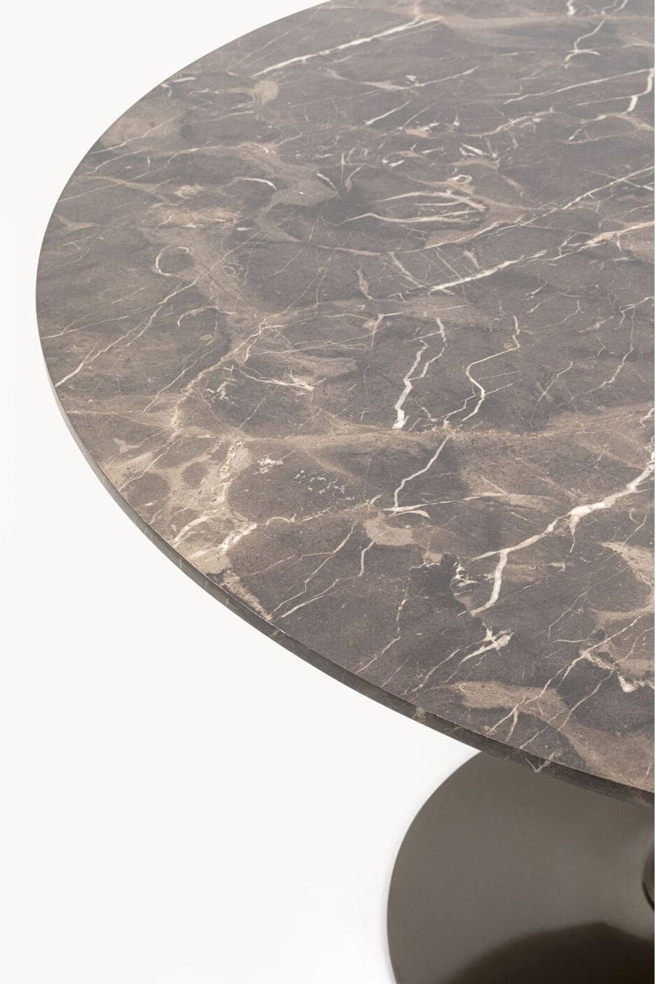 Tafel High Society Grey Ø110cm Kare Design Eettafel 71424