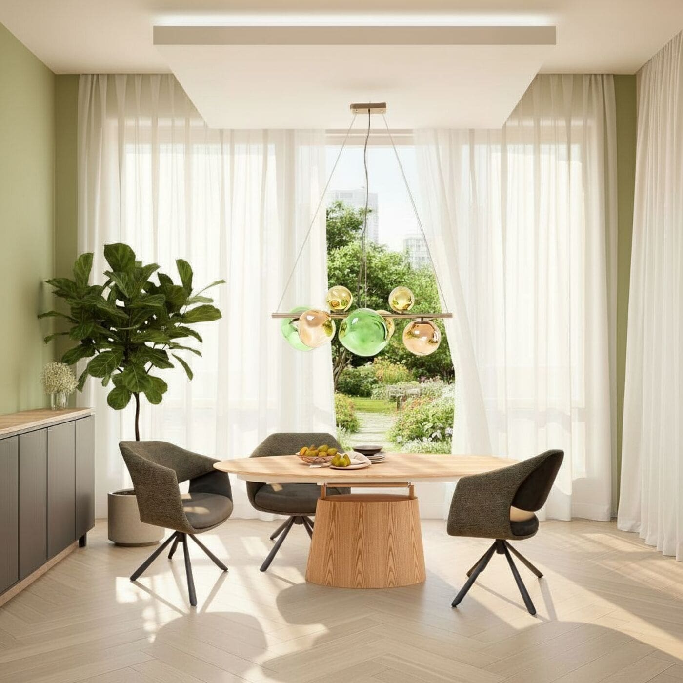 Uitschuiftafel Benvenuto Oak 200(50)x110cm Kare Design Uitschuiftafel 71420